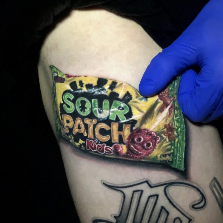 Sour Patch Kids_Realistic Candy Tattoo_Mike DeVries_Southern California_Thousand Oaks California