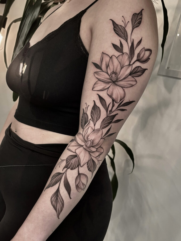 Floral_Tattoo_Conejo_valley_Thousand_oaks