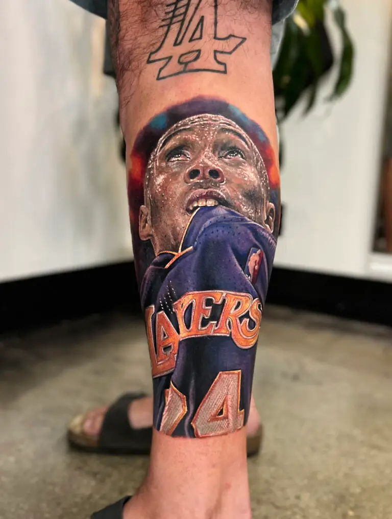 Realism Tattoos Best Kobe Bryant Portrait tattoo_Los_Angeles_