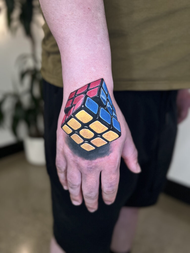 Realistic_3D_Tattoo_Thousand_Oaks_Rubiks_Cube_Tattoo