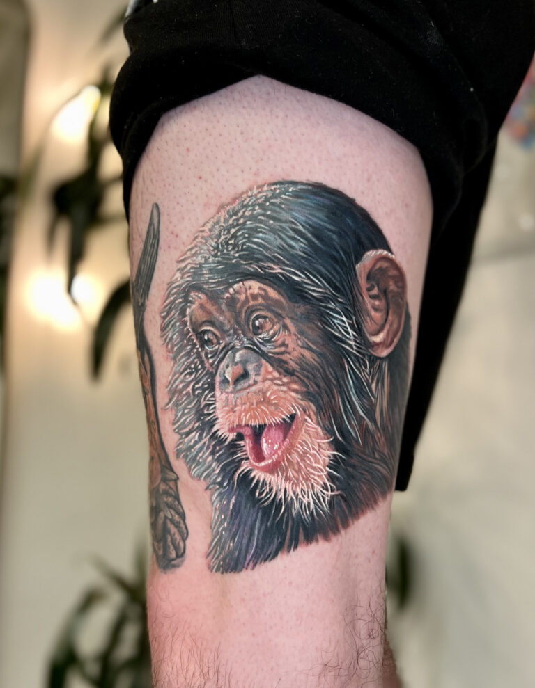 Realistic_Chimp_tattoo_Thousand_Oaks_California