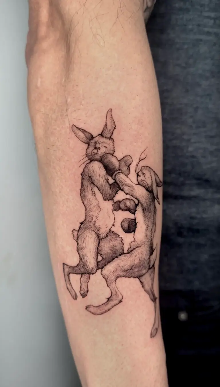 Sima_Jo_ornate_rabbits_boxing_wood_cutting_tattooing_thousand_Oaks_near_los_angeles