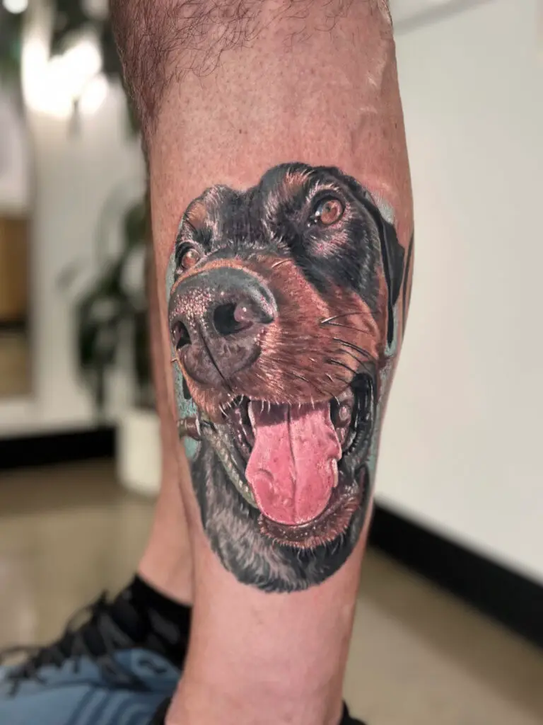 Pet Portrait Tattoos Realism Tattoos in Thousand Oaks California